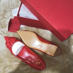 Valintino VSling Logo Flats